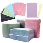 Dental bib Wood Pulp Paper With PE Film Water Non Woven Fabric Waterproof Single