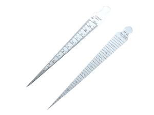 Wholesale Silver Color Taper Welding Gauge Gage Test Ulnar Welder Inspection Inch And Metric from china suppliers