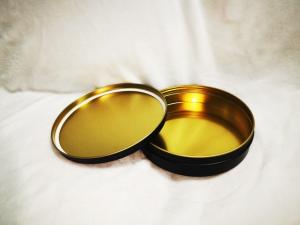 Wholesale Vacuum Empty Caviar Tin Can Food Grade Packaging 1000ml/g 1kg with matte black inside gold from china suppliers