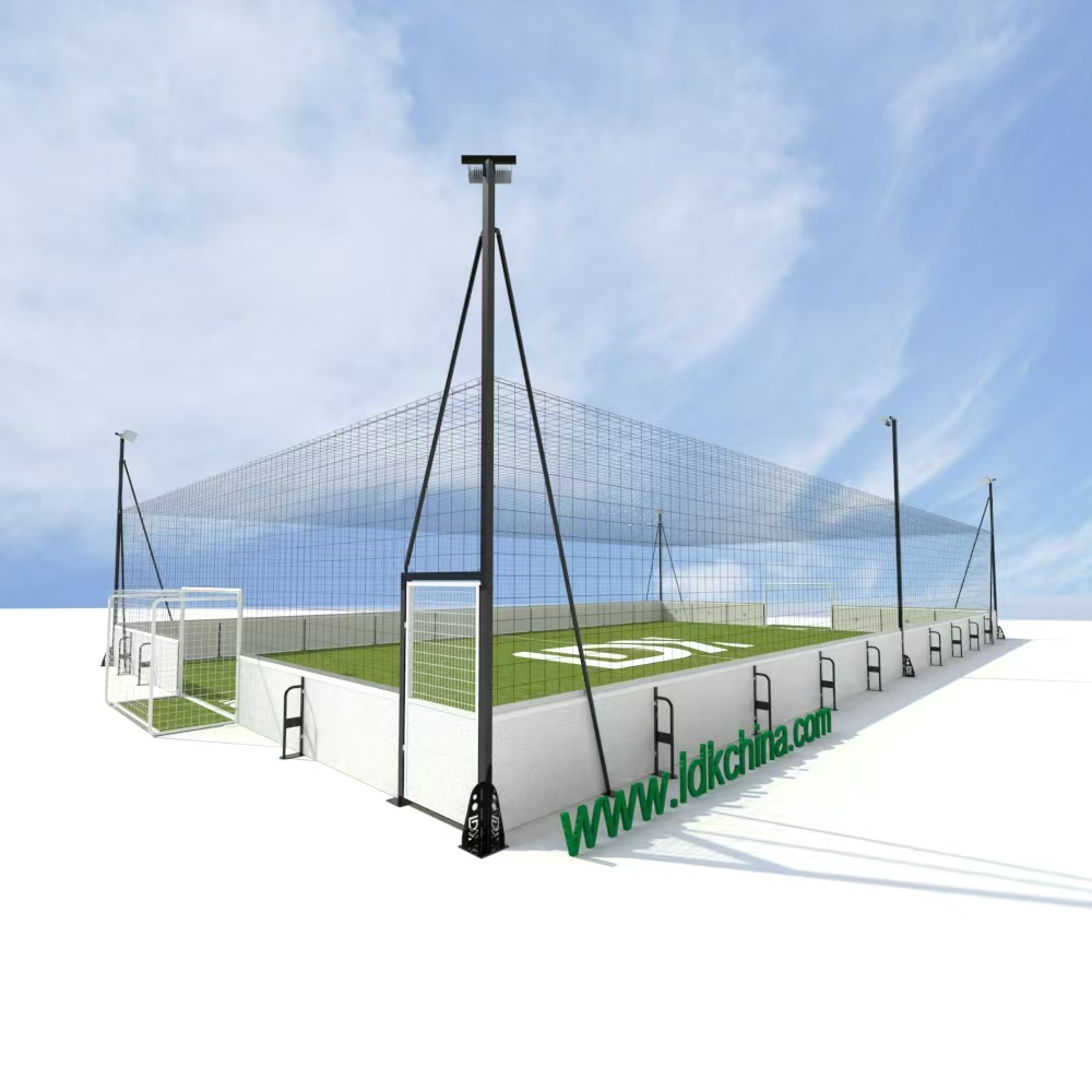 Customized Football Cage Soccer Field Pitch Sport Panna Football Stadium Fences