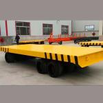 Electric Industrial Transfer Cart Heavy Load Magnetic Brake For Workshop