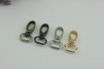 Metal spring swivel zinc alloy 16 mm gold lanyard snap hook for leather straps