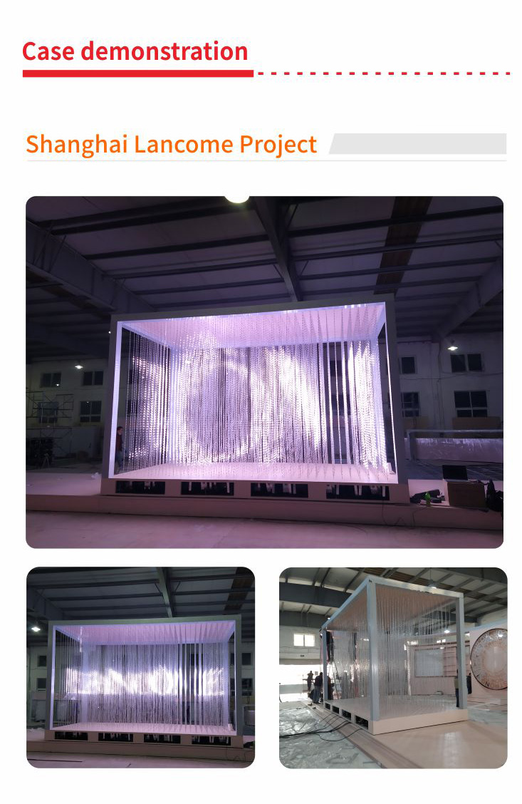Landscape Decoration 3D Pixel LED Lighting With RGB 3D Mini Beams