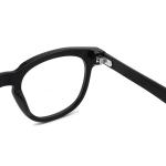 Non Prescription Round Optical Glasses Women Acetate Clear Lens Eyewear 48mm