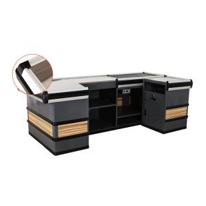 Wholesale Convenient Supermarket Steel Checkout Counters Stainless Steel Table Cashier from china suppliers