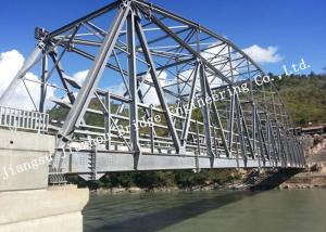Wholesale Single Lane Prefabricated Single Span Truss Bridge High Strength Q345b Material from china suppliers