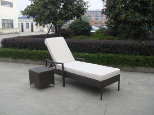 Wholesale Indoor / Outdoor Rattan Wicker Sunlounger , Beach Lounge Chair from china suppliers