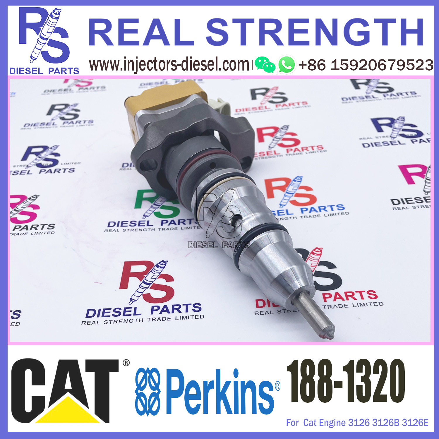 diesel fuel injector 178-6342, 177-4752,188-1320,196-4229 fuel injector for 3126 3126B C7