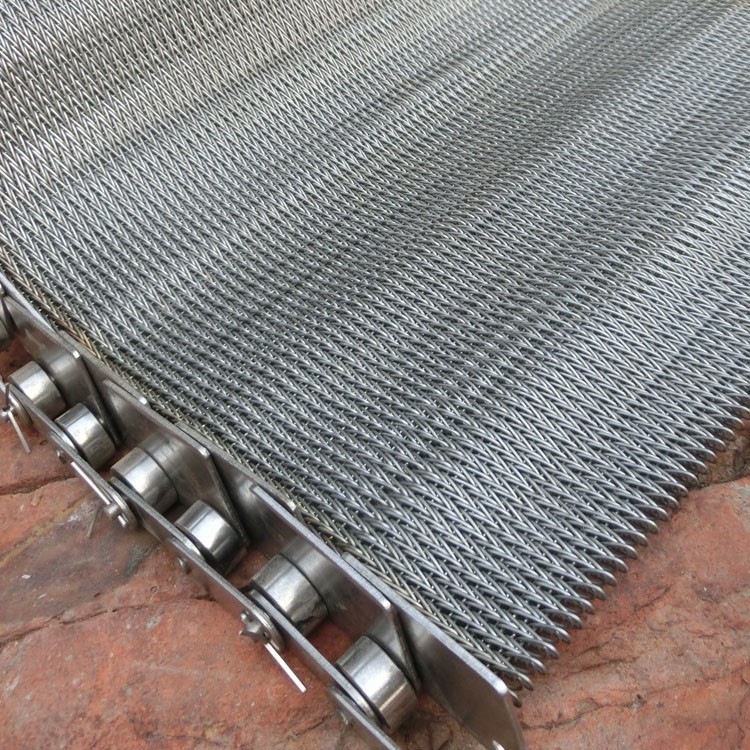 Compound Stainless Steel Wire Mesh Conveyor Belt For Food Production
