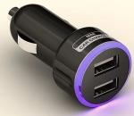 Halo newest dual USB car charger /portable mini car charger/car accessories