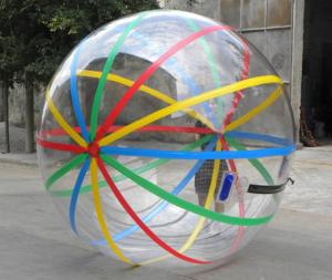 Wholesale Kids Inflatable Pool Accessproes Water Ball with Color Strips for Play from china suppliers