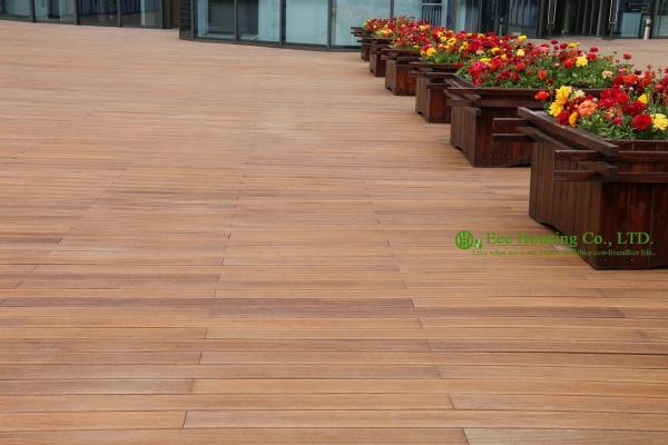 Long Lifetime Terrace Decking, Bamboo Decks For Garden / Balcony, Durable Bamboo