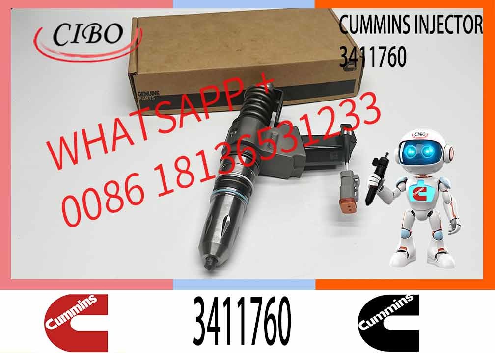 Common Rail Injector Fuel Injector 3080766 3411691 3087560 3411765 For N14 Excavator