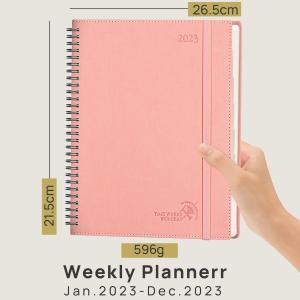 Wholesale FSC Certified ECO Friendly Academic Planner , Hardcover Binding 2023 Weekly Planner from china suppliers