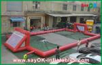 Inflatable Football Game Giant 0.5mm PVC Tarpaulin Inflatable Football Field ,
