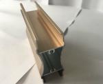 Anti - scratch Rose Gold Polished Aluminium Profile For Door And Window