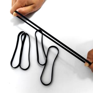 Wholesale 104 X 4 X 1.5mm Black ESD Antistatic Conductive Silicone Band For Electronic Components from china suppliers