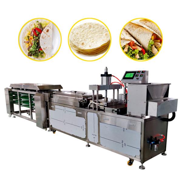 Adjustable 18 Inch Arabic Bread Production Line 700pcs/H