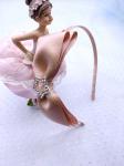 Fashion Champagne 6"Children Hair Bows With Clips Set For Birthday Gifts