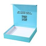 Solid Color Magnetic Packaging Box Matt Laminated Foldable Rigid Cardboard Gift