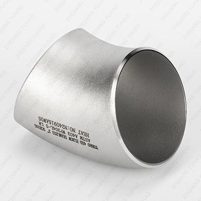 DN10-DN900 Stainless Steel 45 Degree Elbow Butt Welding Pipe Fittings With
