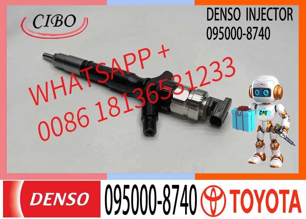 Denso Common Rail fuel Injector 095000-8740 095000-8530 for Toyota HILUX 2KD 23670-09360 23670-0L070 23670-0L010