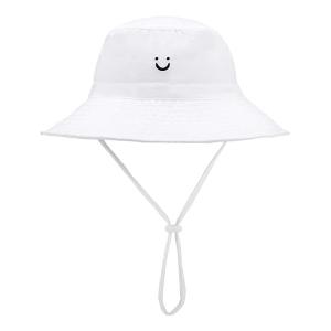 Wholesale UPF 30+ Baby Girls Neck Shade Flap Bucket Cap Sun Protection Beach Hat from china suppliers