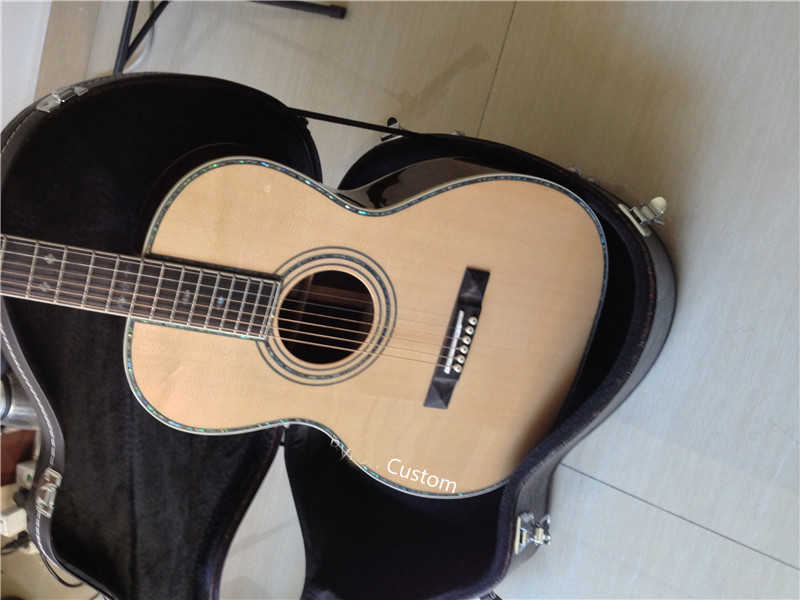 all Solid OO42sc acoustic guitar customized handmade guitar