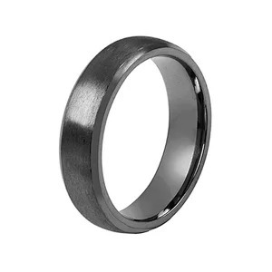 7mm Hammered Prong Custom Damascus Steel Ring Men Women Wedding Band Jewelry