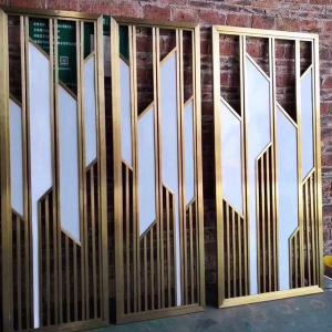 Wholesale Interior Stainless Steel Room Partition PVD Coating For Restaurant Decoration from china suppliers