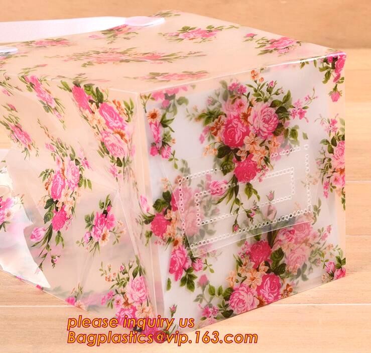 Wholesale Die Cut Handle Eco-Friendly Custom Design Shopping Gravure Printing Groceries Plastic Bags With Logo bagease