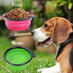 Collapsible Travel Dog Bowl Top Seller Foldable Silicone for Pet Owners on the