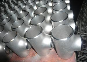 Wholesale 2 Stainless Steel Pipe Fittings ASTM TP304 / 304L Butt Weld Fittings Tees from china suppliers
