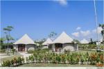 Hotel Lodge Luxury Resort Tents , Glamping Hotel Tent High Temperature