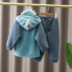 110CM 43in Children'S Pajamas Sets Childrens Dinosaur Pyjamas Thicken Cartoon