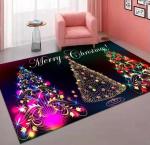 Cartoon Merry Christmas Patterns Living Room Floor Carpets