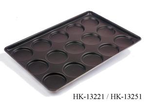 Wholesale 4&quot; Bread Baking Equipment Square / Round Aluminum Hamburger Bun Pans Bakeware from china suppliers