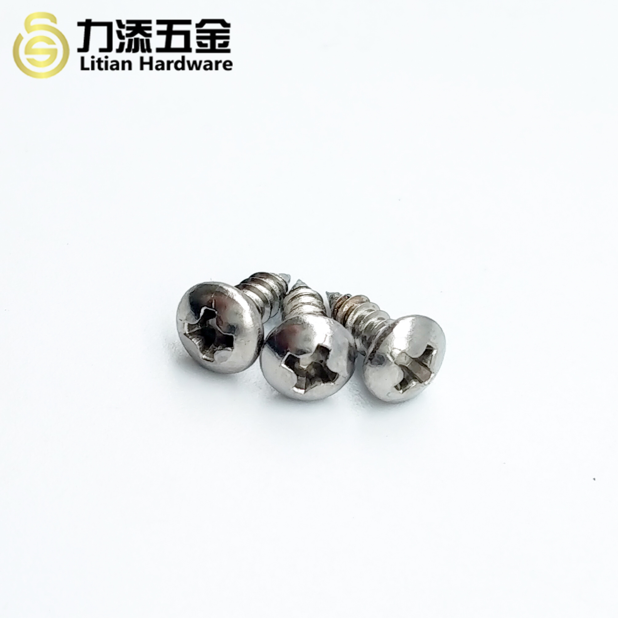 Cross recessed large flat head tapping screws umbrella head tip tail screws