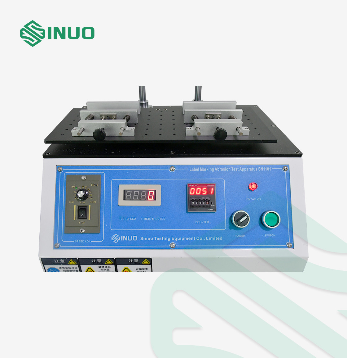 IEC 62196 Dual Station Label Marking Abrasion Test Apparatus