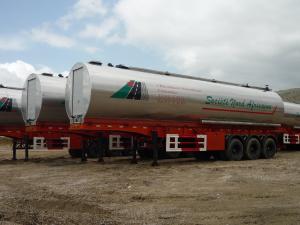 Wholesale Bitumen Reheating Hot Asphalt Trailer Oval Asphalt Transport Tanker from china suppliers