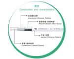 2 Pins 16 Gauge High Temperature Wire , Silicone Jacketed Cable 300V 200℃
