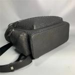Authentic Real Ostrich Skin Men's Large Business Travel Backpack Genuine Exotic
