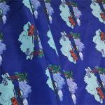 70gsm Calendering 100 Woven Polyester Fabric Lamination Printed For Jackets