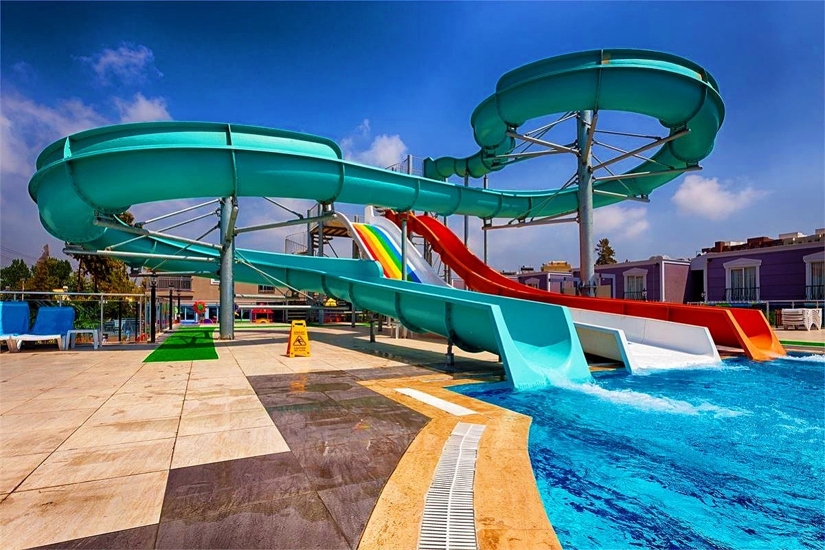 Carnival Amusements Rides Water Toy Park Aqua Kid Pool Slide Fiberglass for Sale