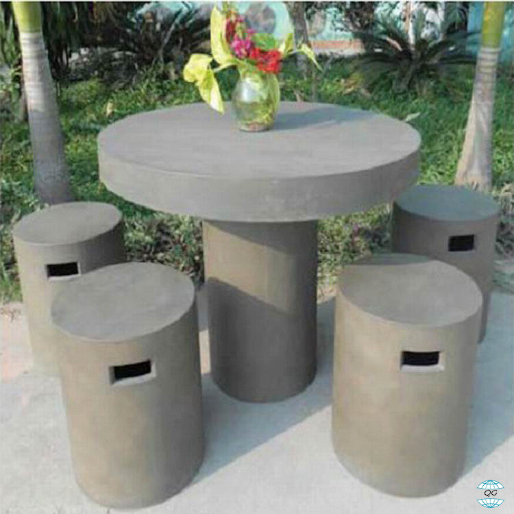 GRC Outdoor Concrete Furniture Modern Simple Living Room Rock Coffee Table
