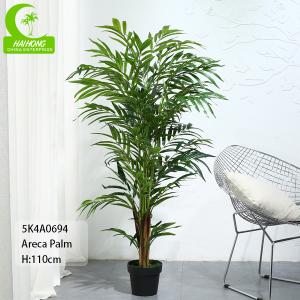 China 110cm Anti UV Artificial Areca Palm Tree , Large Bonsai Tree For Office on sale
