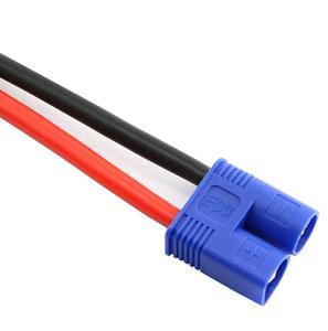 Wholesale 14awg 30cm RC Charger Leads 4mm Banana Male Plugs To EC3 Male Connector Adapter from china suppliers
