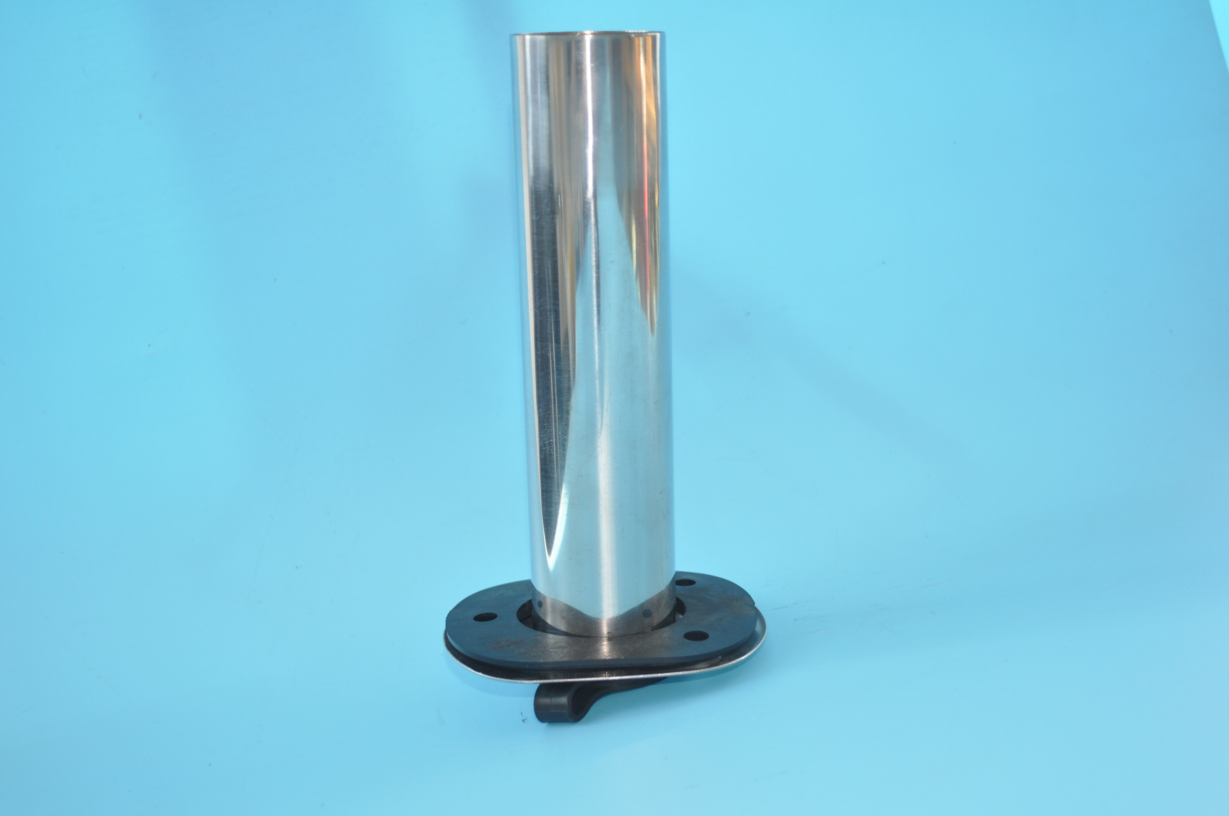 Fishing Rod Holder Stainless Steel Flush Mount Polished 90 degree Isure Marine