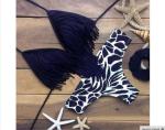 Swimwear button 2018 Sexy Bikinis women swimsuit brazilian woman Bandeau Push up