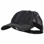 Special Cotton Mens Trucker Caps , Denim Low Profile Cool Trucker Hats For Men